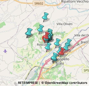 Mappa Salita S. Salvatore, 65020 Rosciano PE, Italia (1.1225)