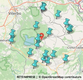 Mappa Via Alberto Passini, 01032 Caprarola VT, Italia (9.147)