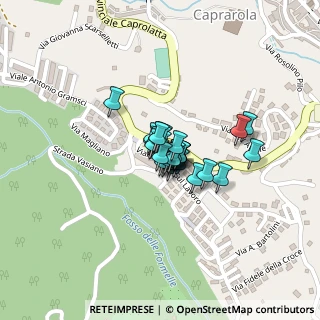 Mappa Via Alberto Passini, 01032 Caprarola VT, Italia (0.09655)
