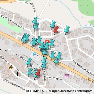Mappa Piazza S. Severo, 01019 Vetralla VT, Italia (0.10357)