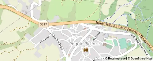 Mappa Poggio Picenze