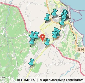 Mappa Contrada tamarete, 66026 Ortona CH, Italia (1.939)