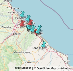 Mappa Contrada tamarete, 66026 Ortona CH, Italia (9.31167)