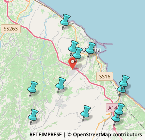 Mappa Contrada tamarete, 66026 Ortona CH, Italia (4.94333)