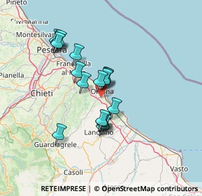 Mappa Res. Le Ville, 66026 Ortona CH, Italia (11.75889)