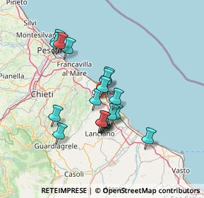 Mappa Res. Le Ville, 66026 Ortona CH, Italia (12.20833)