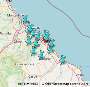 Mappa Res. Le Ville, 66026 Ortona CH, Italia (10.53867)