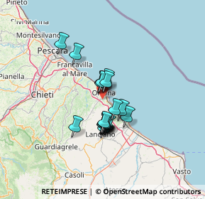 Mappa Res. Le Ville, 66026 Ortona CH, Italia (9.5825)