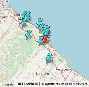 Mappa Res. Le Ville, 66026 Ortona CH, Italia (5.82333)