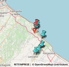 Mappa Res. Le Ville, 66026 Ortona CH, Italia (5.2875)