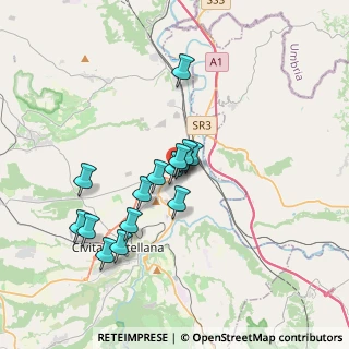 Mappa Flaminia, 01033 Civita Castellana VT, Italia (3.13333)