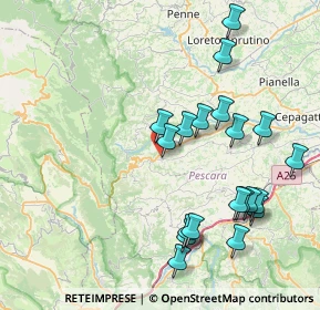 Mappa SS602, 65010 Civitaquana PE, Italia (8.9935)