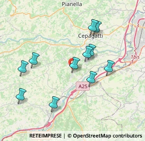 Mappa 65020 Rosciano PE, Italia (3.87909)