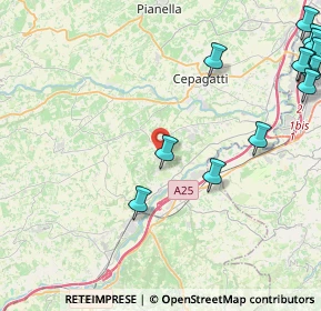 Mappa 65020 Rosciano PE, Italia (6.47769)