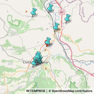 Mappa Via Monticelli, 01033 Civita Castellana VT, Italia (4.14083)