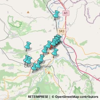 Mappa Via Monticelli, 01033 Civita Castellana VT, Italia (2.79667)
