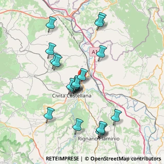 Mappa Via Monticelli, 01033 Civita Castellana VT, Italia (8.083)