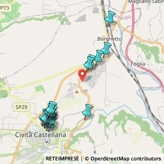 Mappa Via Monticelli, 01033 Civita Castellana VT, Italia (2.634)
