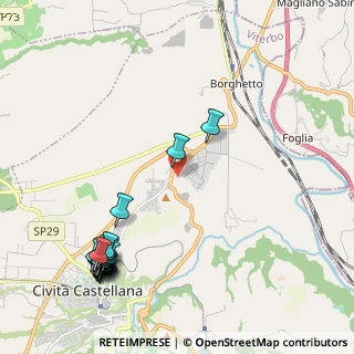 Mappa Via Monticelli, 01033 Civita Castellana VT, Italia (2.9455)