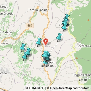 Mappa Via S. Vito, 02041 Casperia RI, Italia (2.069)