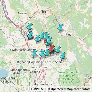 Mappa Via S. Vito, 02041 Casperia RI, Italia (10.105)