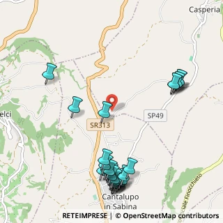 Mappa Via S. Vito, 02041 Casperia RI, Italia (1.39615)