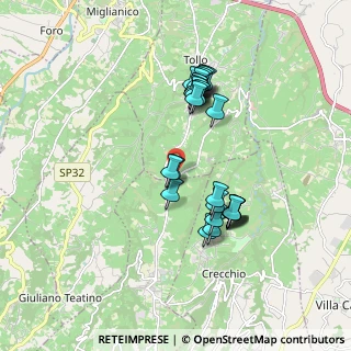 Mappa Via Collesecco, 66010 Tollo CH, Italia (1.67923)