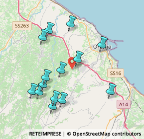 Mappa Via del Calvario, 66026 Ortona CH, Italia (4.19714)