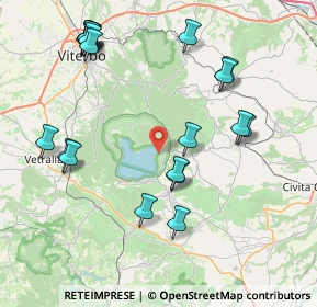 Mappa Strada provinciale vico, 01032 Caprarola VT, Italia (9.651)