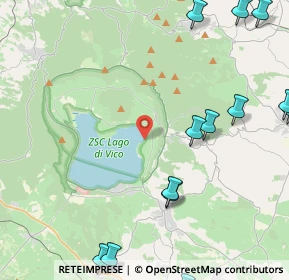 Mappa Strada provinciale vico, 01032 Caprarola VT, Italia (6.50231)