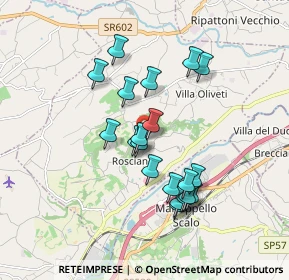 Mappa Rosciano, 65020 Rosciano PE, Italia (1.639)