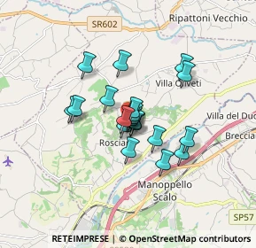 Mappa Rosciano, 65020 Rosciano PE, Italia (1.169)