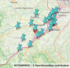 Mappa Rosciano, 65020 Rosciano PE, Italia (7.49789)