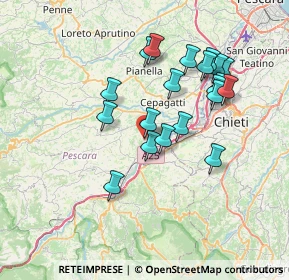Mappa Rosciano, 65020 Rosciano PE, Italia (6.9845)