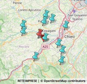 Mappa Rosciano, 65020 Rosciano PE, Italia (6.63231)