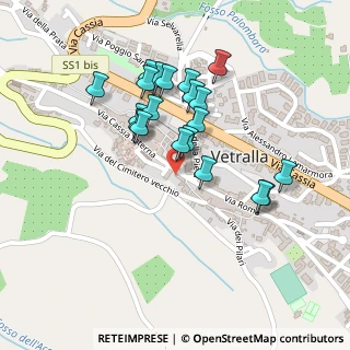 Mappa Piazza della Rocca, 01019 Vetralla VT, Italia (0.212)
