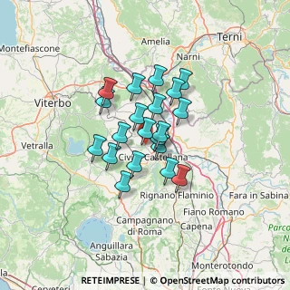 Mappa Via Quartaccio, 01033 Civita Castellana VT, Italia (9.6215)