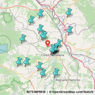 Mappa Via Quartaccio, 01033 Civita Castellana VT, Italia (7.5045)