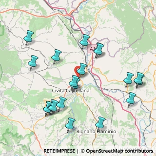 Mappa Via Sassacci, 01033 Civita Castellana VT, Italia (9.534)