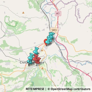 Mappa Via Galileo Galilei, 01033 Civita Castellana VT, Italia (3.03)