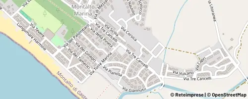 Mappa Montalto di Castro