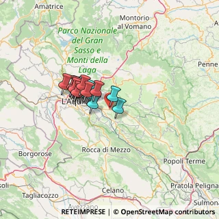 Mappa Via I Maggio, 67026 Poggio Picenze AQ, Italia (10.1095)