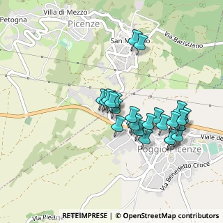 Mappa Via I Maggio, 67026 Poggio Picenze AQ, Italia (0.42)