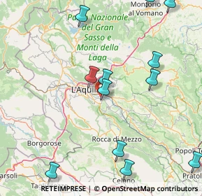 Mappa Via del Mulino, 67040 Ocre AQ, Italia (21.07917)