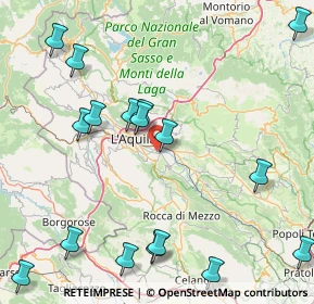 Mappa Via del Mulino, 67040 Ocre AQ, Italia (22.18824)