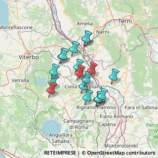 Mappa Zona Località Pantalone, 01033 Civita Castellana VT, Italia (10.95389)