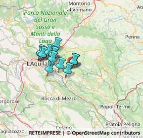 Mappa Barisciano, 67021 Barisciano AQ, Italia (9.76667)