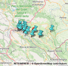 Mappa Barisciano, 67021 Barisciano AQ, Italia (10.5275)