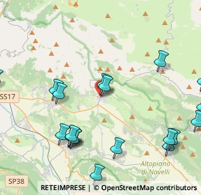 Mappa Barisciano, 67021 Barisciano AQ, Italia (5.4565)