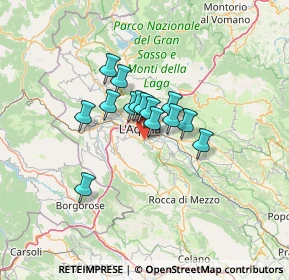 Mappa Costa Fonte Augelli II, 67100 Pianola AQ, Italia (8.73429)